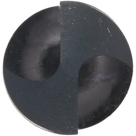 Chicago Latrobe 120 High-Speed Steel Long Length Drill Bit, Black Oxide Finish, Round Shank, 118 Degree Conventional Point, Letter Size H (Pack of 1)