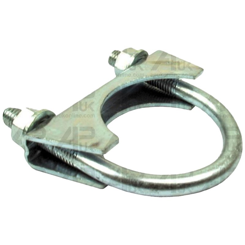APUK 2x Exhaust Silencer Clamp 45mm M8 Replacement for John