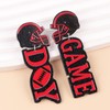 LKingel Football Earrings Game Day Earrings for Women Football Dangle