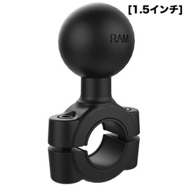 RAM MOUNTS [Base 1.5 inch] Handlebar Mount M [1.5 inch] Compatible Diameter Diameter 0.7 - 1 inch (19 - 25.4 mm) RAM-408-75-1U