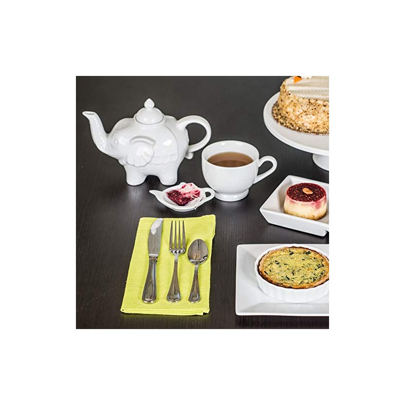 BIA Cordon Bleu 28-Ounce Elephant Teapot, White (901194S1SIOC)