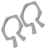 2Pcs Sublimation Tumbler Pinch ABS Anti Slip Flat Side Sublimation