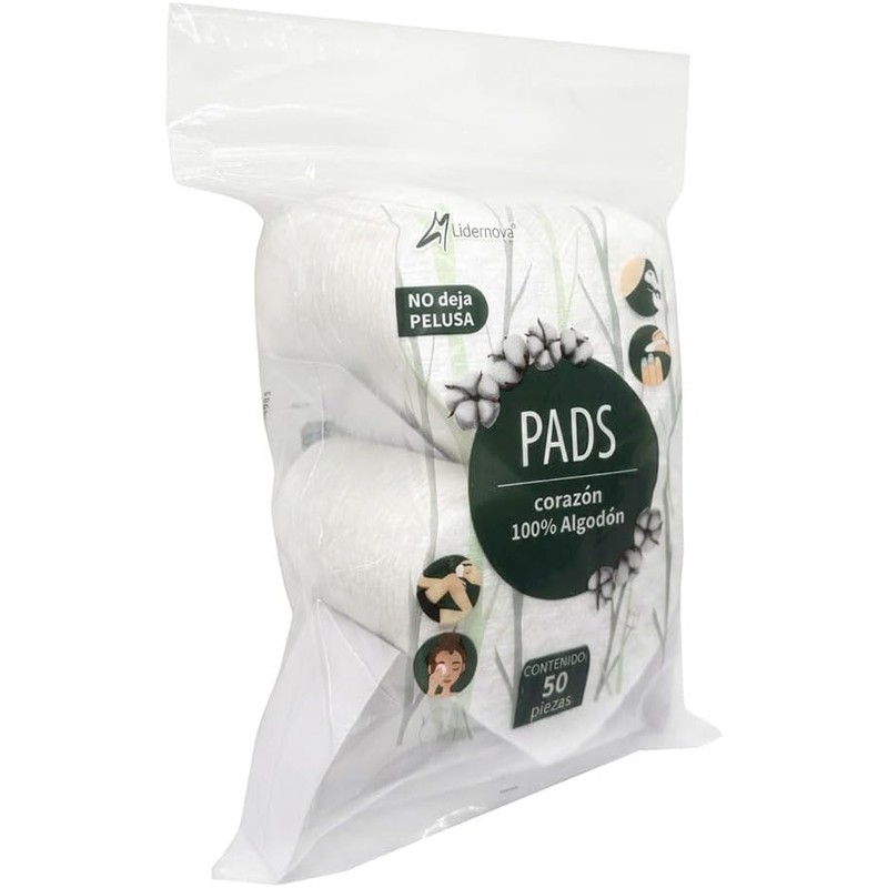 Four Pack Pads forma de Corazón 200 Pzas
