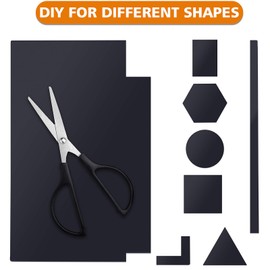 Rubber Non Slip Pads Self-Stick 2 Pieces Black Translucent Rubber Pads Anti Skid 4x6 inch