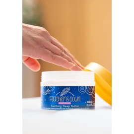 Feather & Down Magnesium Soothing Sleep Butter (300ml) - With Magnesium, Calming Lavender & Chamomile Essential Oils To Aid Sleep. Vegan Friendly & Cruelty Free.