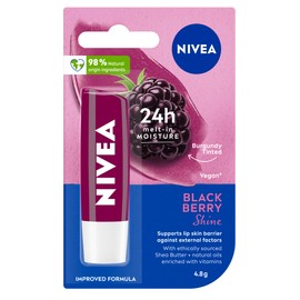 NIVEA Blackberry Shine Tinted Lip Balm 1 pack