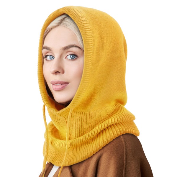 DRESHOW Winter Hats for Women Balaclava Knit Beanie Skull Cap