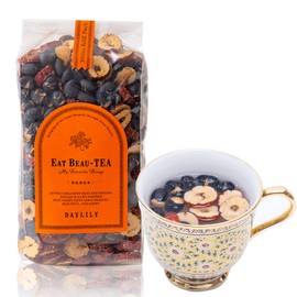 DAYLILY Refill Eat Beauty - TEA ~My Favorite Things~ Eat Tea, Medicinal Tea, Natsume, Longan, Longan, Black Beans, Black Beans, Kuromame, 1 Bag, 8.5 oz (240 g)