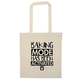 Flox Creative Baking mode activated tote bag