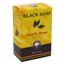 Black Soap Honey & Almond with Black Seed Oil 4.25 Oz