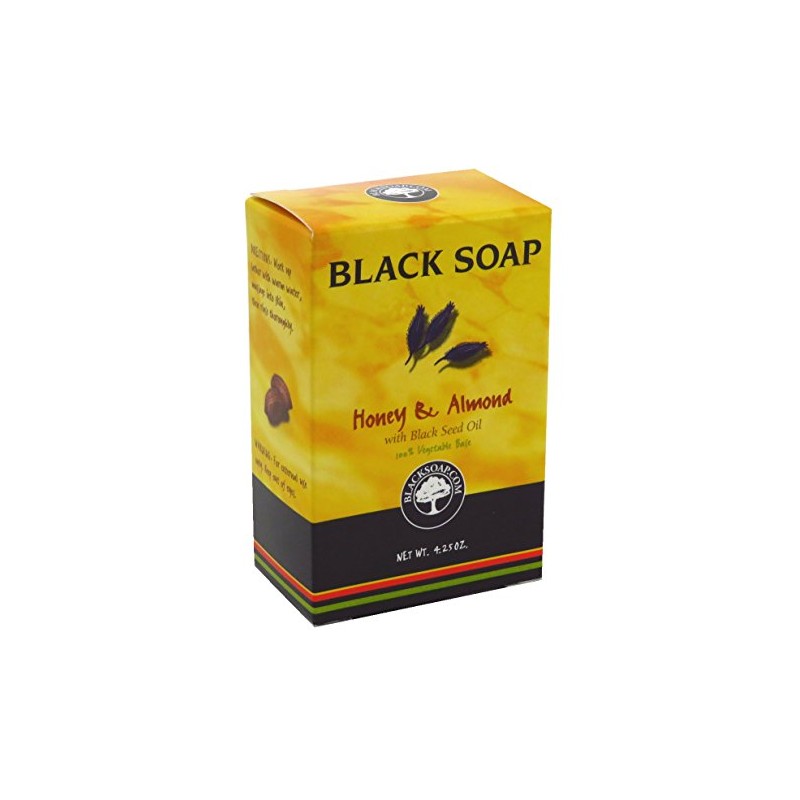 Black Soap Honey & Almond with Black Seed Oil 4.25