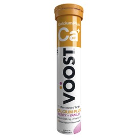Voost Calcium Plus Berry + Vanilla Effevescent Tablets 20 Pack