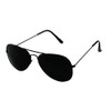 ShadyVEU Super Dark Lens Pilot Sunglasses Retro UV400 Blackout Classic