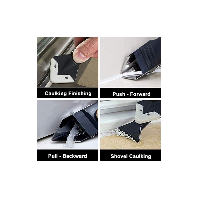 King&Charles Silicone Caulking Tool Kit, 3 in 1 Caulk Remover