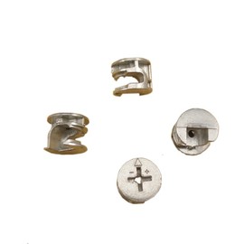 20 PCS Furniture Connecter Cam Lock Fittings 15mm x 12mm for Cabinet Drawer Dresser and Wardrobe Furniture Panel Connecting