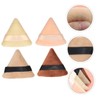 Baluue 4pcs Triangle Cotton Makeup Powder Puff for Loose and