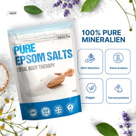 Pure Epsom Salts | Magnesium Sulphate Bath Salt (450g Pack)