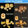 Breezliy Compression Fittings Assortment kit-6 Sizes(1/8"3/16" 1/4" 5/16" 3/8" 1/2")