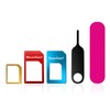 Refined® Sim Card Adapter 5in1 Nano Micro Standard Sim Card