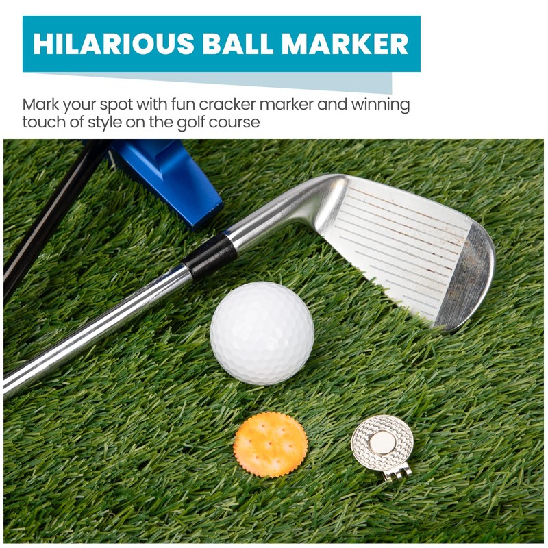 Cracker Golf Ball Marker Metal Ball Marker Golf Accessories Funny