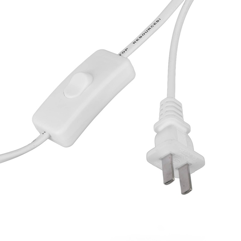 E26/E27 Clip Desk Lamp Holder 5.9ft Cable 11.8in Gooseneck Design