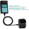 Creabest 1.2V-18V Ni-HM/Ni-CD 1400652 Battery Charger Compatible with Ryobi 7.2V