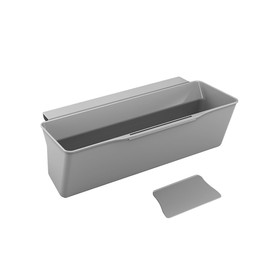 Metaltex Collection tray for kitchen waste, grey, 35 x 16 x 13 cm