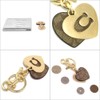 Coach 91478 IMKHA Outlet Signature Heart Love Motif Key Ring,
