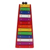 Colorful Xylophone Aluminum Birch 13 Tones Professional Glockenspiel for Creating