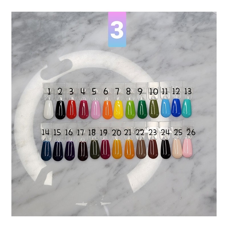 Basic one color tip (10 pieces) Colorful restaurant - long