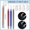 Leriton 4 Pcs LED Weeding Tools for Vinyl with Light