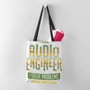 CafePress Audio Engineer Gift Sound Engin Polyester Tote Bag 16"x16"