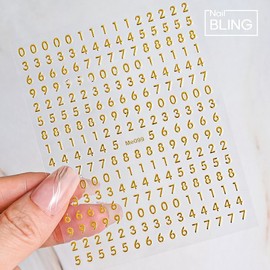 Simple Numbering Nail Stickers / 심플 넘버링 네일스티커