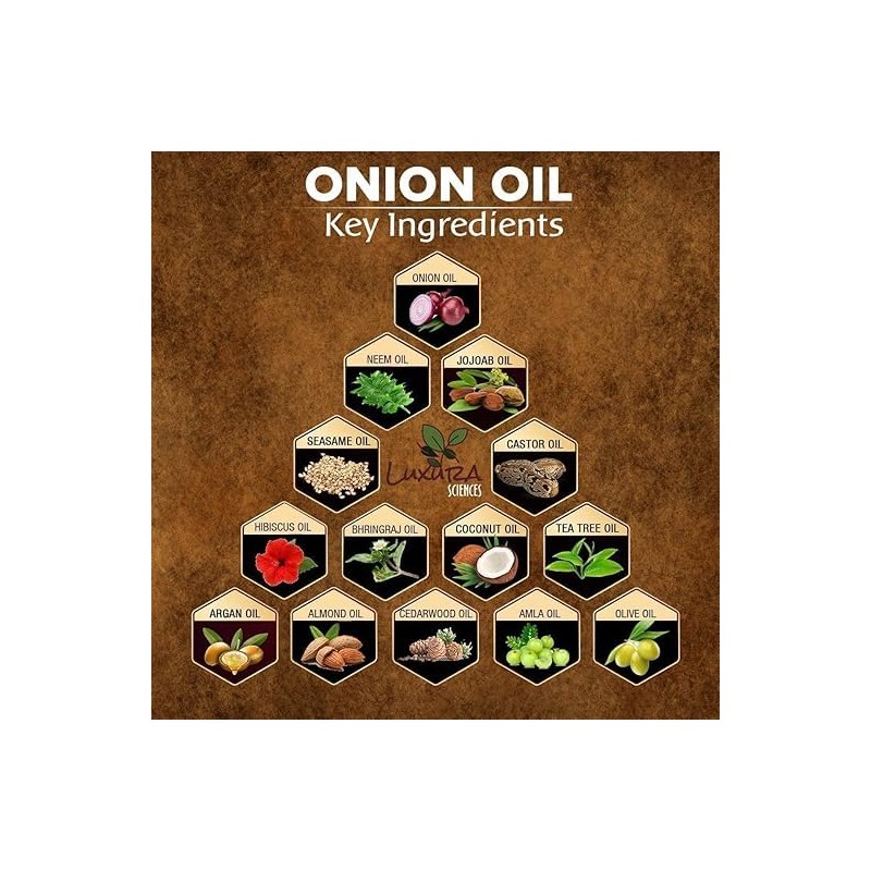 Generic Organic Onion Hair Growth Oil | Controls Hair Loss,