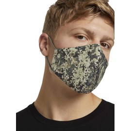 TOM TAILOR Women's Accessory, Reusable Fabric Mask - Casual Camouflage All Over
