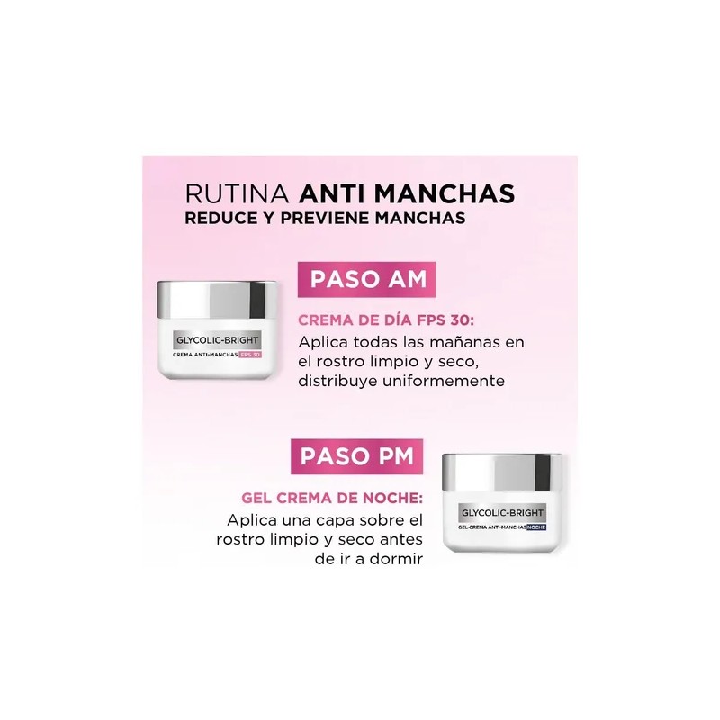 Skincare Kit Rutina Completa Glycolic Bright L'oréal Kit 5
