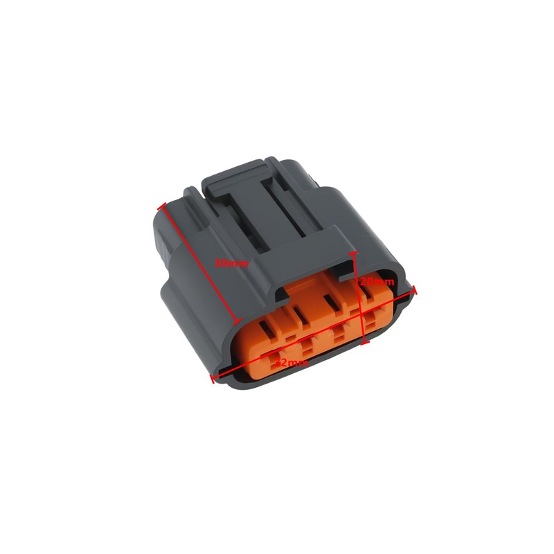 VGOL Pack of 2 4 Pin Engine Fuel Pump Connector