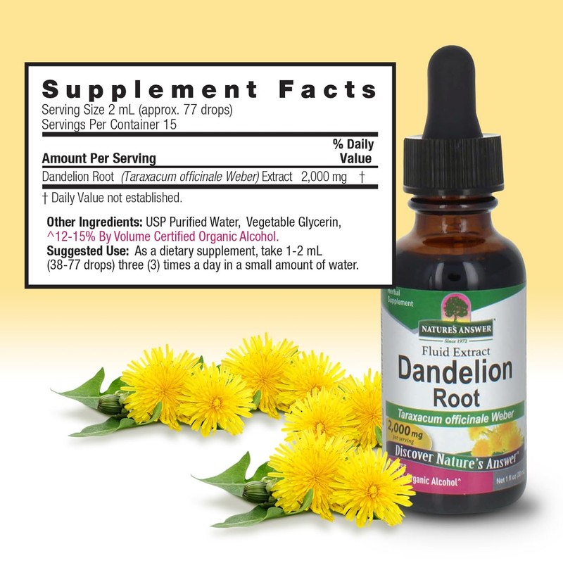 Answer Dandelion Root | Supports Healthy Liver Function | Low