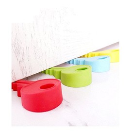 L-FENG-UK Pack of 3 Hard Quality Durable Rubber Key Shaped Door Stop
