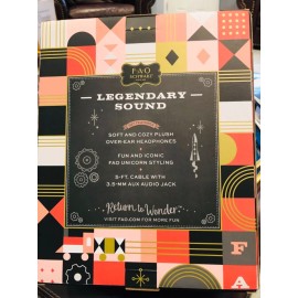 FAO schwarz NEW!! F A O Schwarz Unicorn Light Up Soft Cozy Headphones