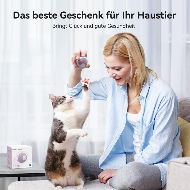 Cheerble 3 Interactive Modes Interactive Cat Toy Self-Employment, Automatic Cat