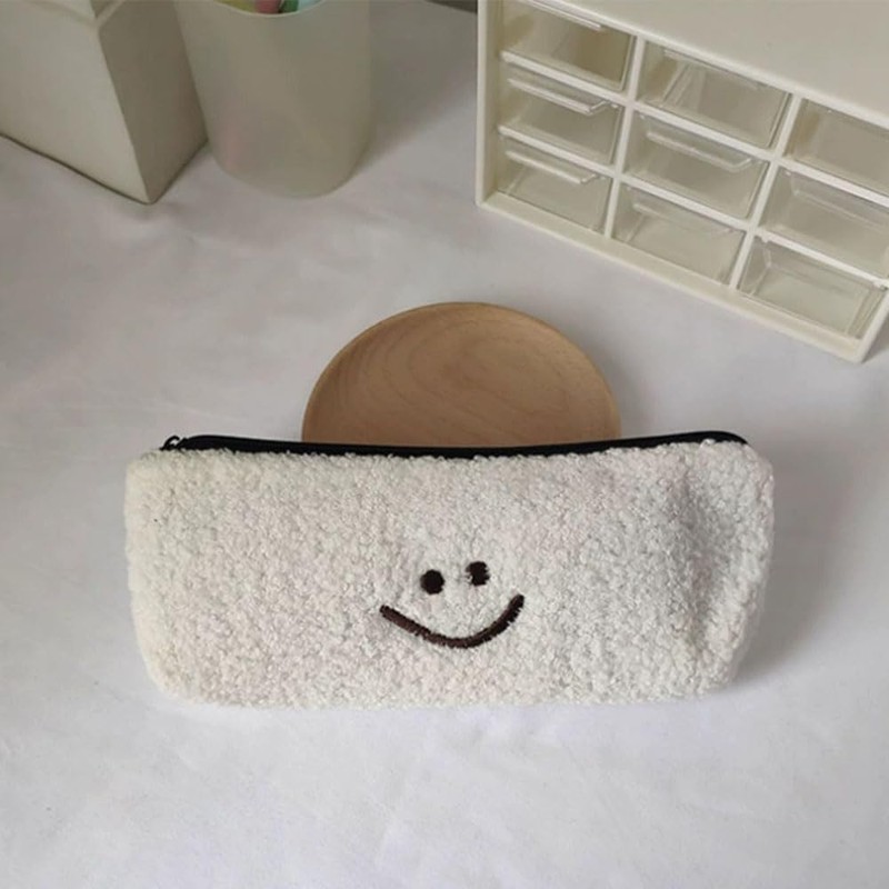 BOCAIDHK Pencil Case, Simple, Fubby Bag, Stylish, Cute, Multi-functional, Storage