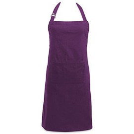 DII Everyday Basic Kitchen Collection, Chef Apron, Eggplant