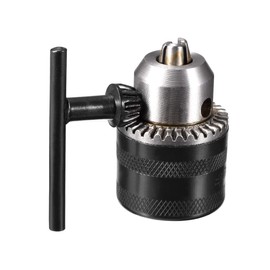 uxcell Drill Chucks, 3/8-24UNF Threaded 1.5-10mm Capacity SDS Shank with Chuck Key for Electric Impact Corded Cordless Drill