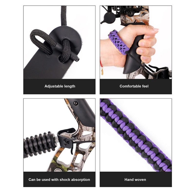 Pssopp Archery Wrist Sling High Flexible Nylon Archery Wrist Rope