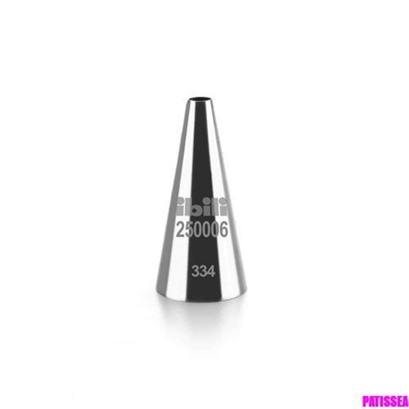 Ibili 250007 Nozzle for Baking Mould, Round, Smooth, 7 mm