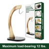 everous Banana Hanger black Marble Base,Modern Banana Holder Tree Stand