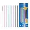17 count Extra Long Reusable straws