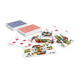ASS Altenburger 22570073 - Rummy Card Game with linen embossing