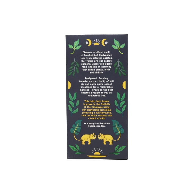 Hampstead Organic Assam 20 Teabags (Pack of 4 Total 80